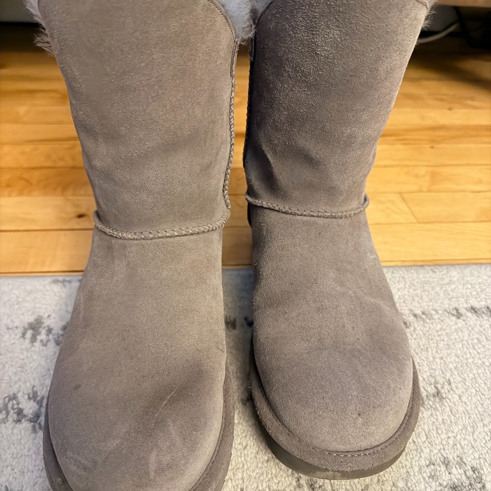 UGG Classic Gray Suede Boots
